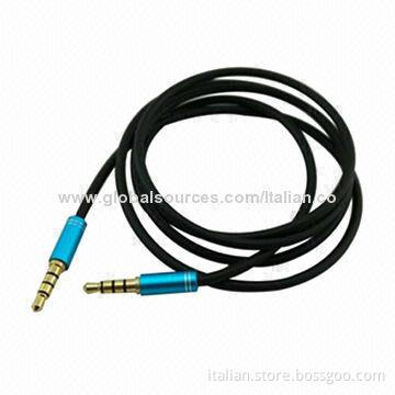 Best price 3.5mm jack audio cable with plated plug